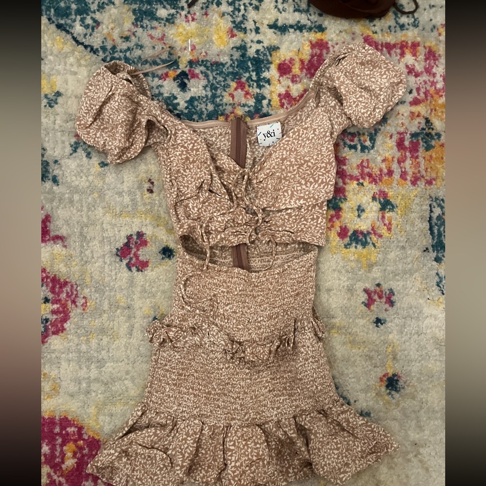 Y&I slits mini dress